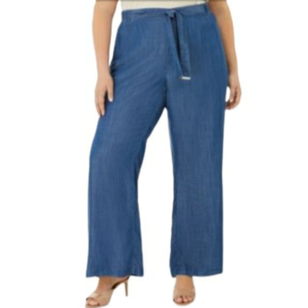Calvin Klein Wide Leg Pants Size Medium